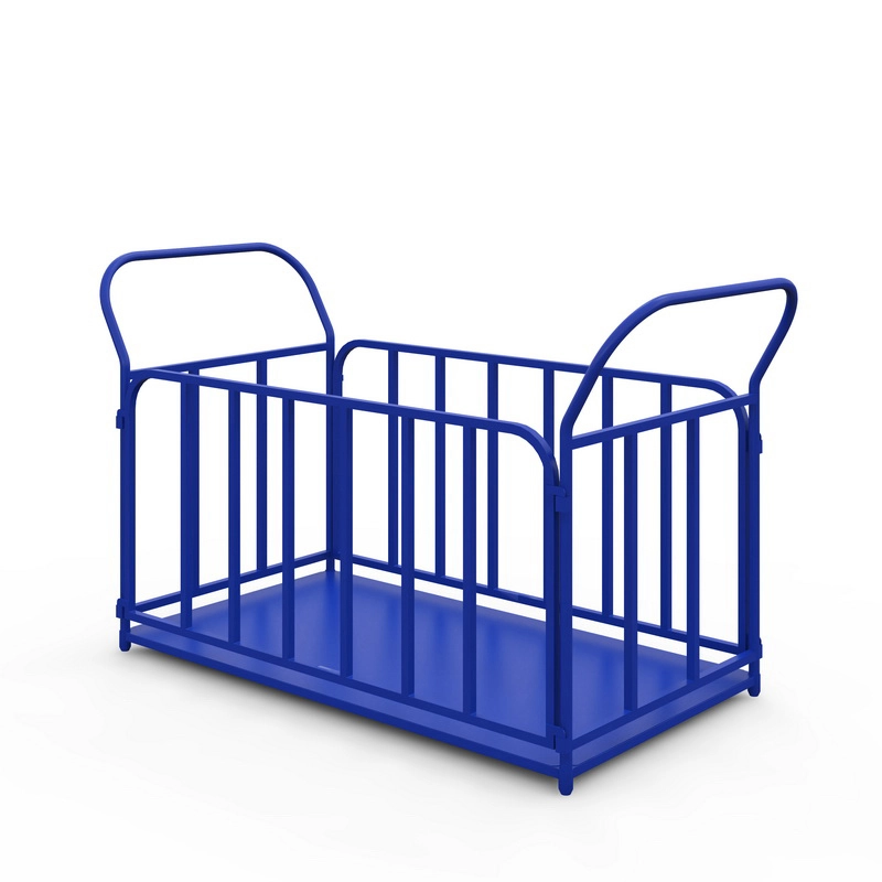 фото тележка платформенная с трубчатыми бортами тб 3 (600х1000) без колес