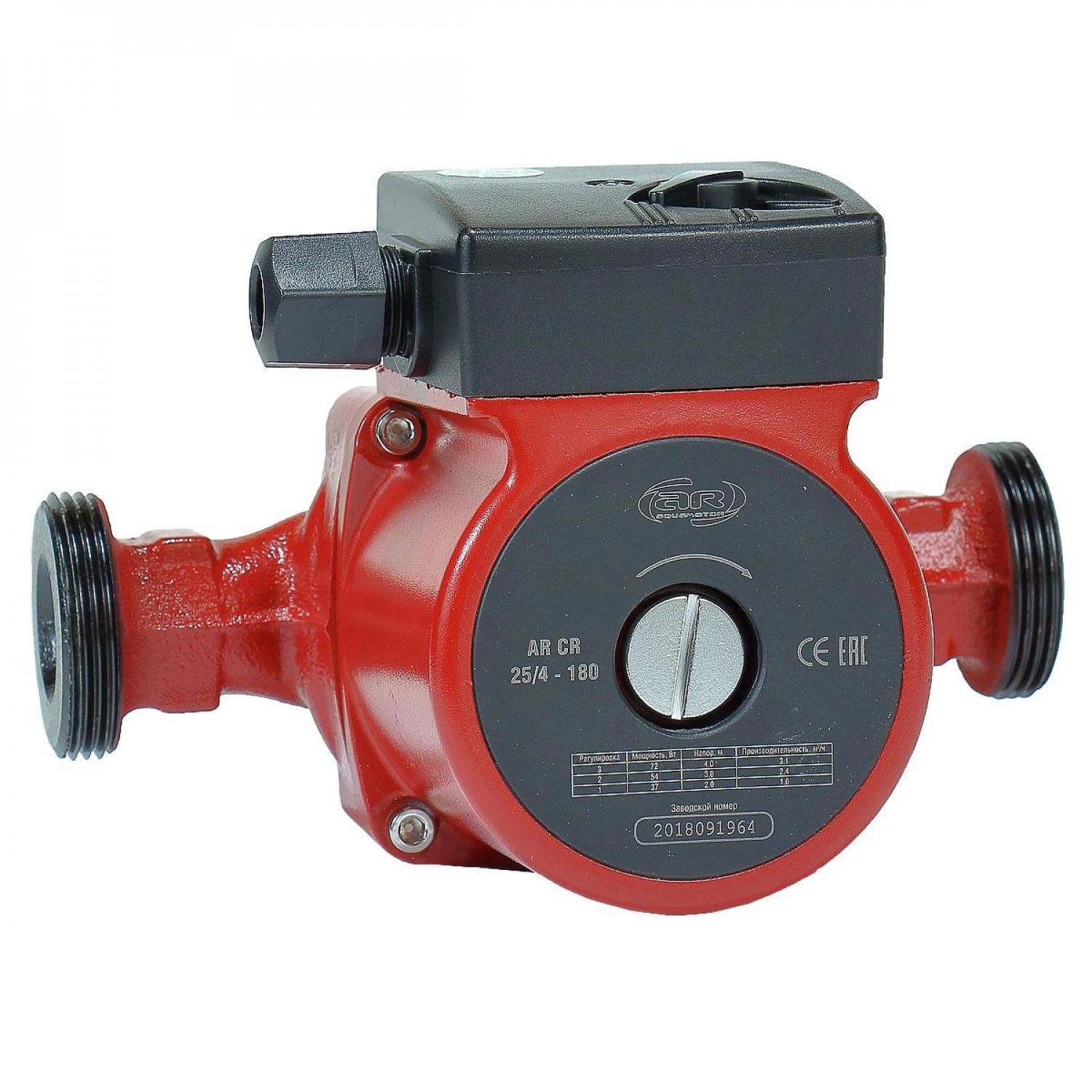фото циркуляционный насос ar cr 25/4-180 red ar153009