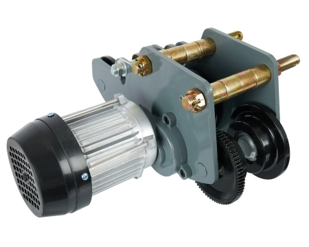 фото каретка приводная электрическая td-10, (6-колес), г/п 1.0 тн,