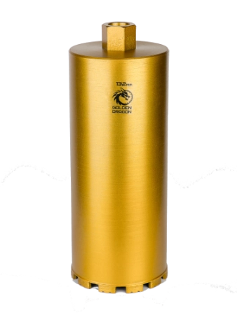 Коронка алмазная М22 132/350 по бетону Golden Dragon