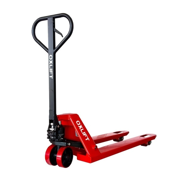 фото ручная гидравлическая тележка oxlift ox25-1x 2500 кг