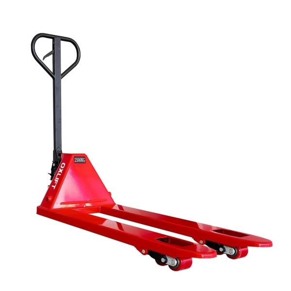 фото ручная гидравлическая тележка oxlift ox25-1x 2500 кг