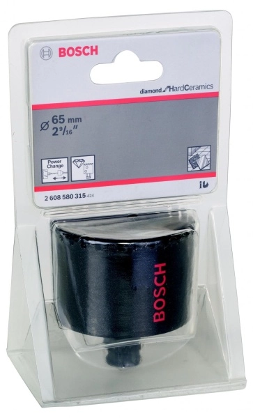 Коронка алмазная BOSCH Ф65х51мм (DIAMOND FOR HARD CERAMICS 2608580315)