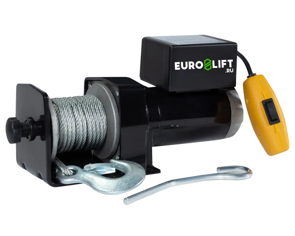 Лебедка автомобильная электрическая KDJ-2000Н (200-D)12V