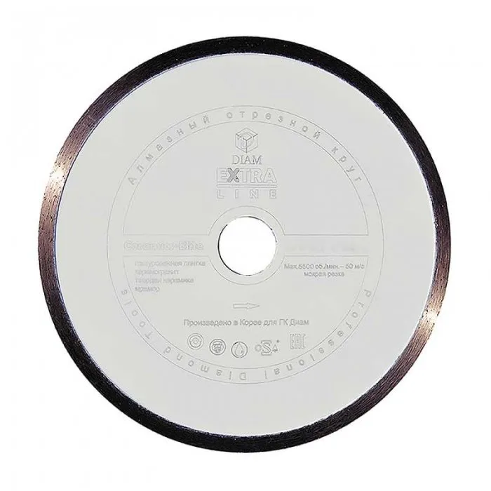 Алмазный диск DIAM CERAMICS-ELITE 1A1R 250X2,0х7,0X25,4 (керамика)