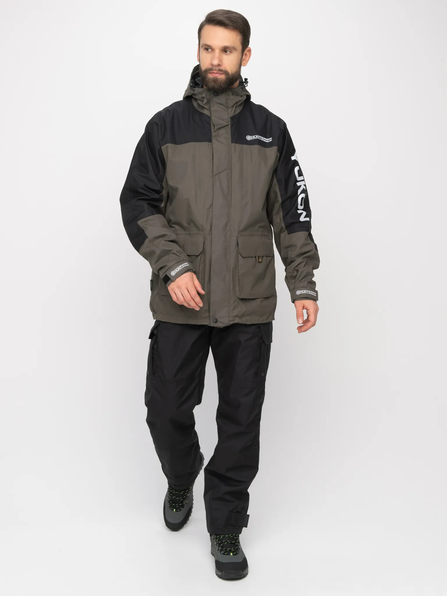фото костюм демисезонный юкон цвет хаки ткань breathable